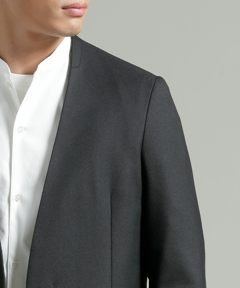 TRサージ ノーカラー テーラードジャケット【PLAY】