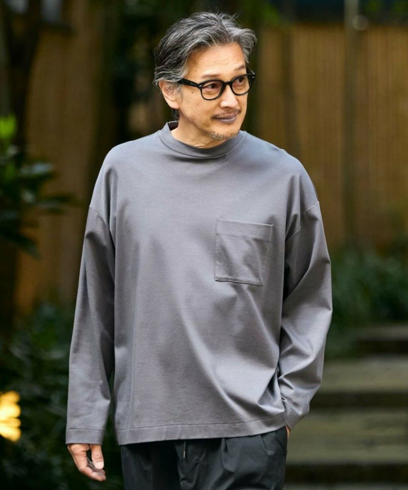 ドレスロングスリーブTシャツ【SLACK】