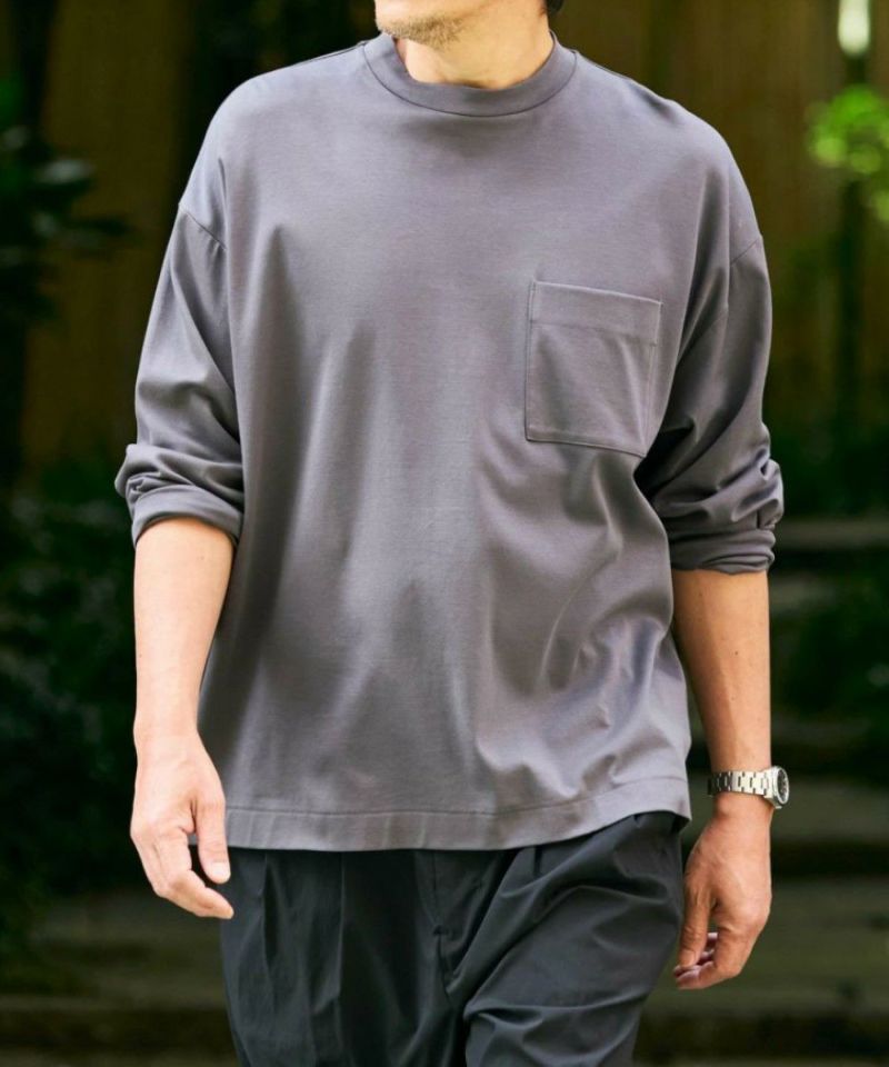 ドレスロングスリーブTシャツ【SLACK】