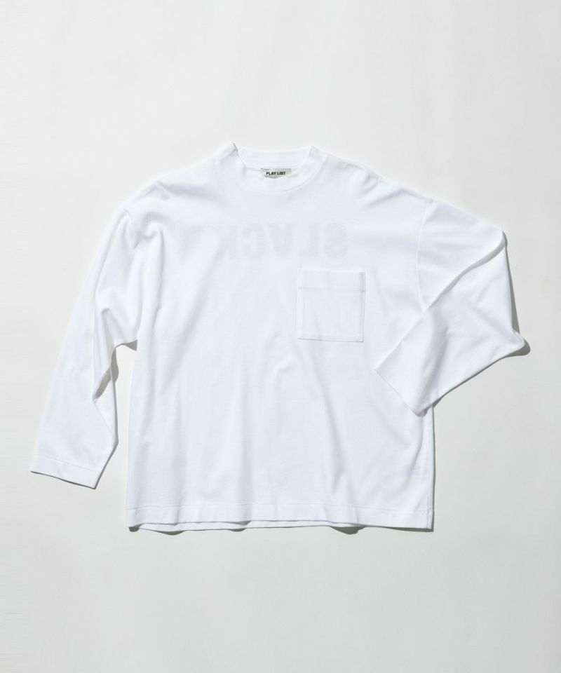 ドレスロングスリーブTシャツ【SLACK】