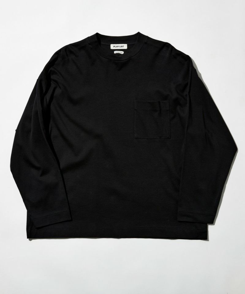 ドレスロングスリーブTシャツ【SLACK】