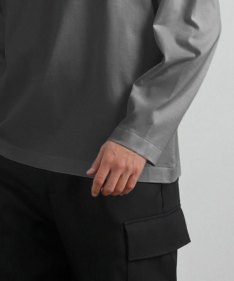 ドレスロングスリーブTシャツ【SLACK】