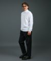 スムース天竺 ハイネック L/S Tシャツ【FLAT】