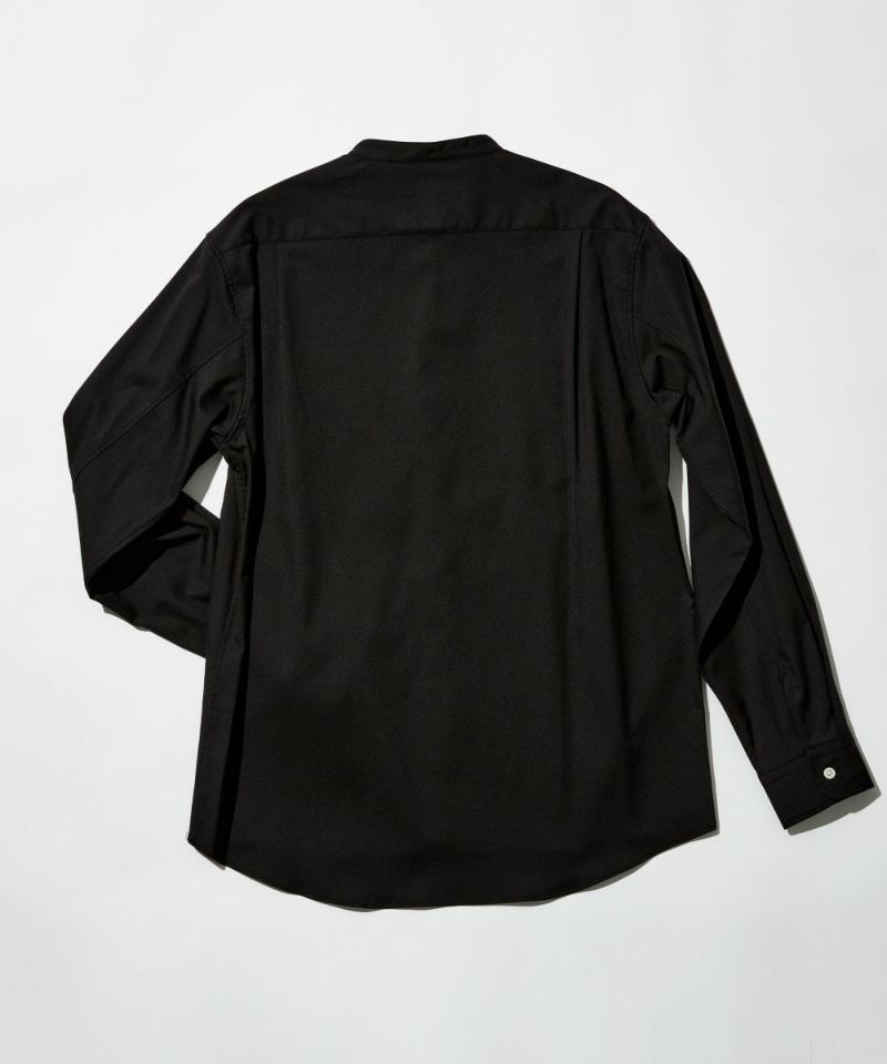 ノーカラー オックスフォードシャツ【FLAT】