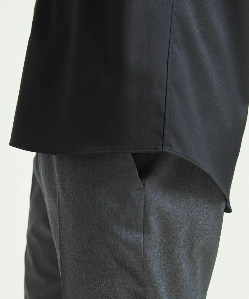 ノーカラー オックスフォードシャツ【FLAT】