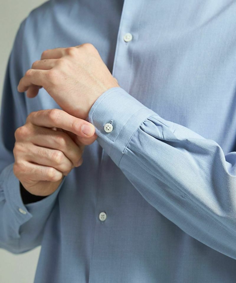 ノーカラー オックスフォードシャツ【PLAY】