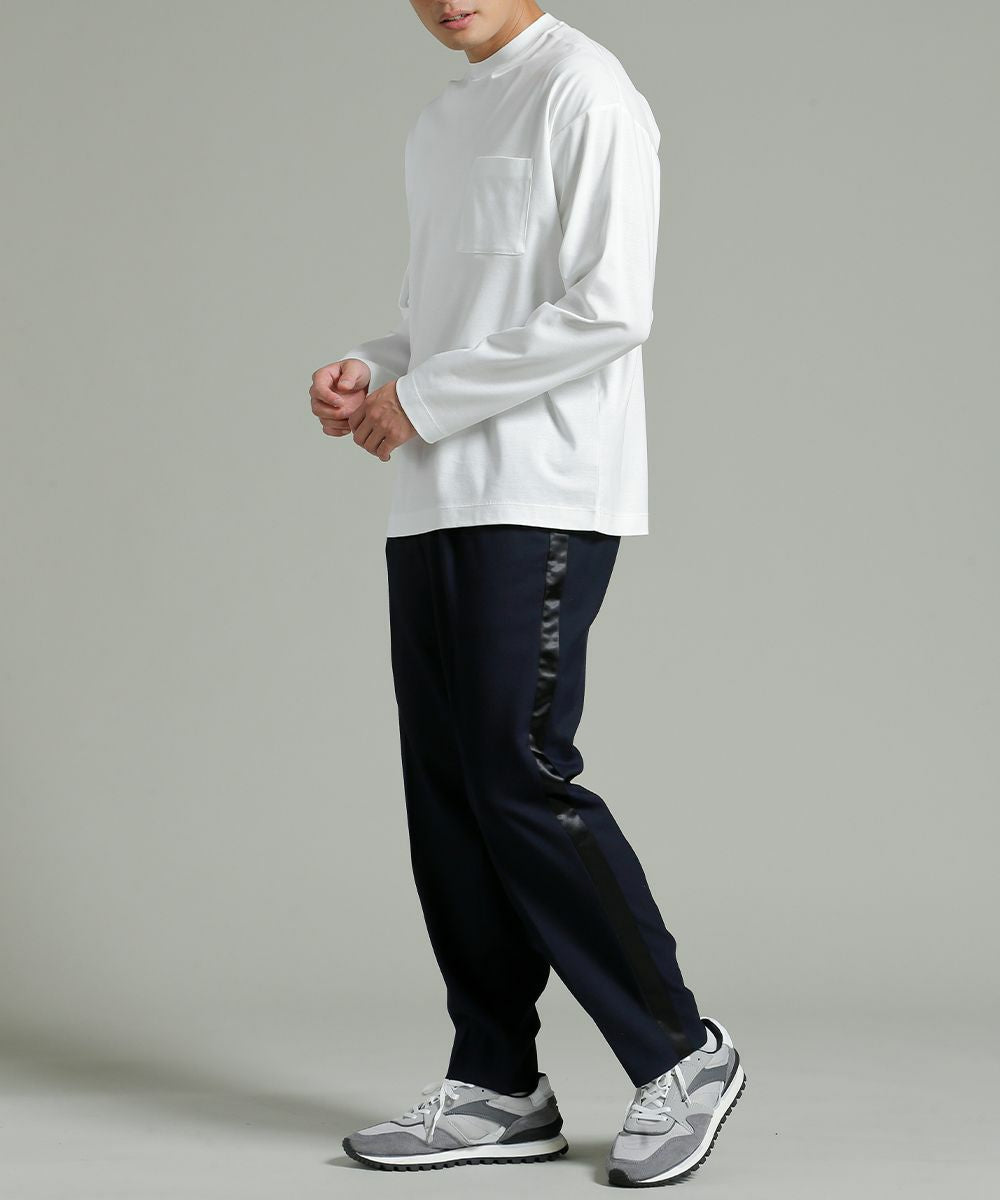 TRサージ ワンタック サイドラインスラックス【PLAY】