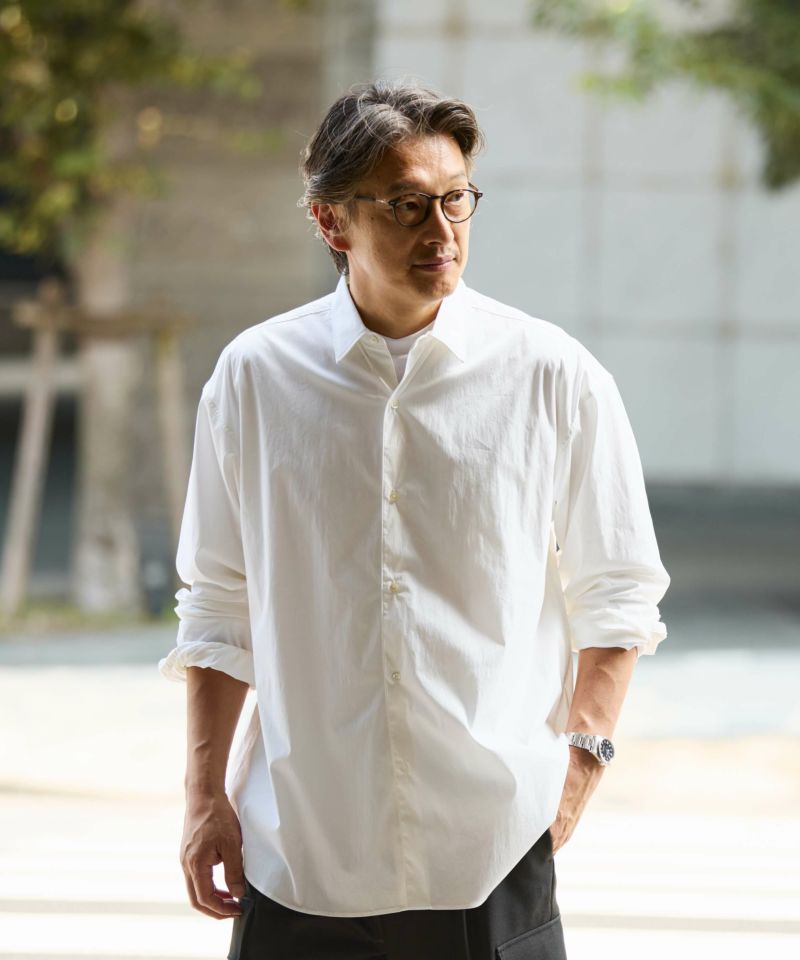 N/C レギュラーカラーシャツ【SLACK】