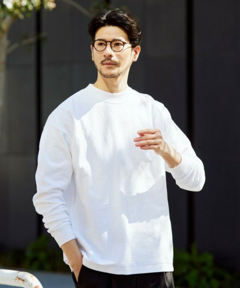 モックネックアウターTシャツ【PLAY】