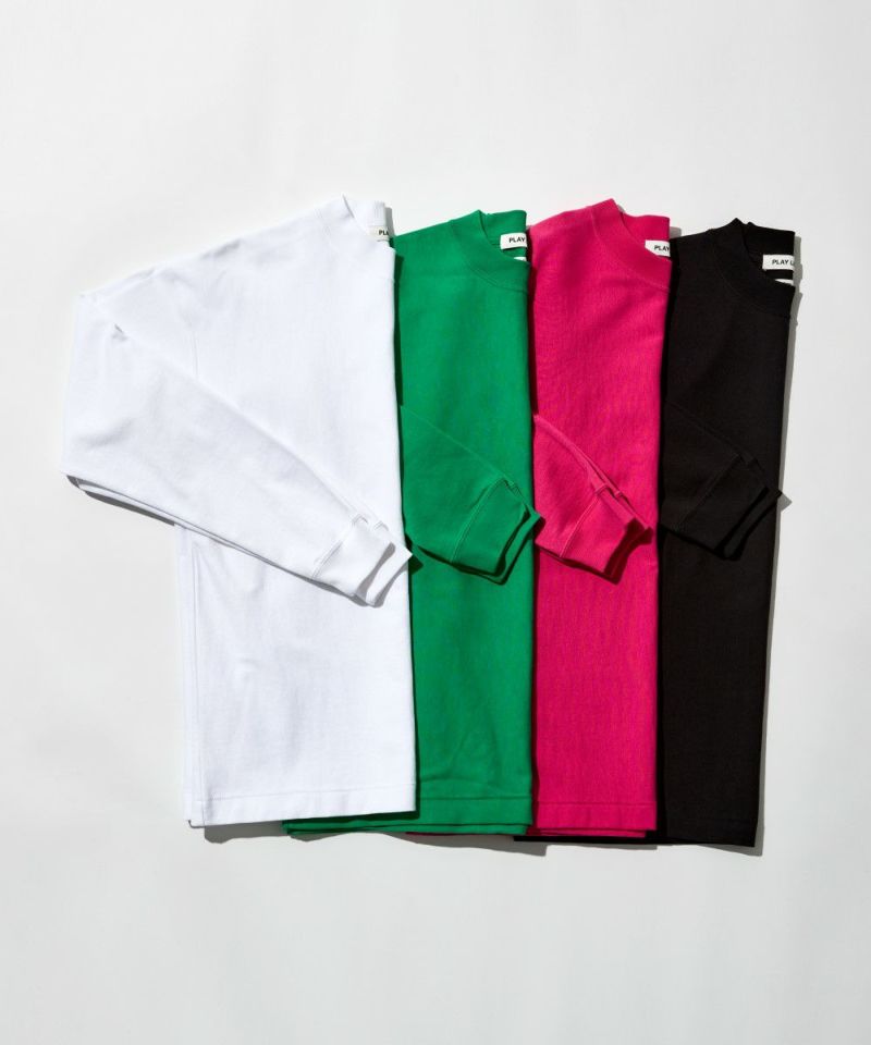 モックネックアウターTシャツ【PLAY】