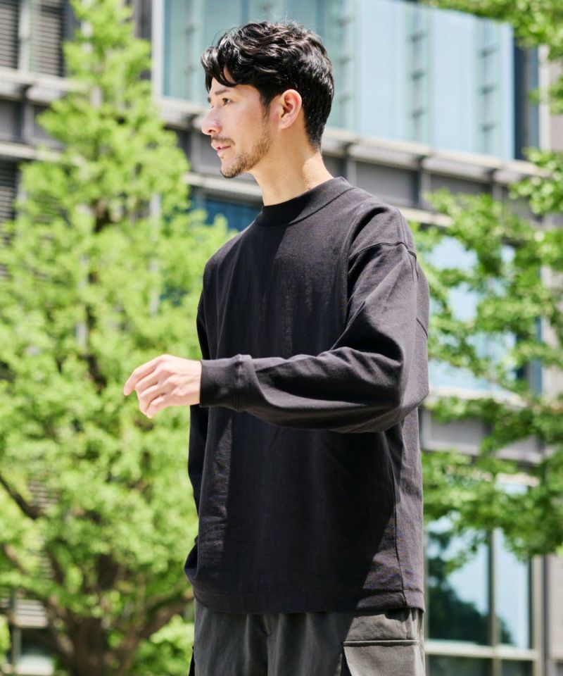 モックネックアウターTシャツ【SLACK】