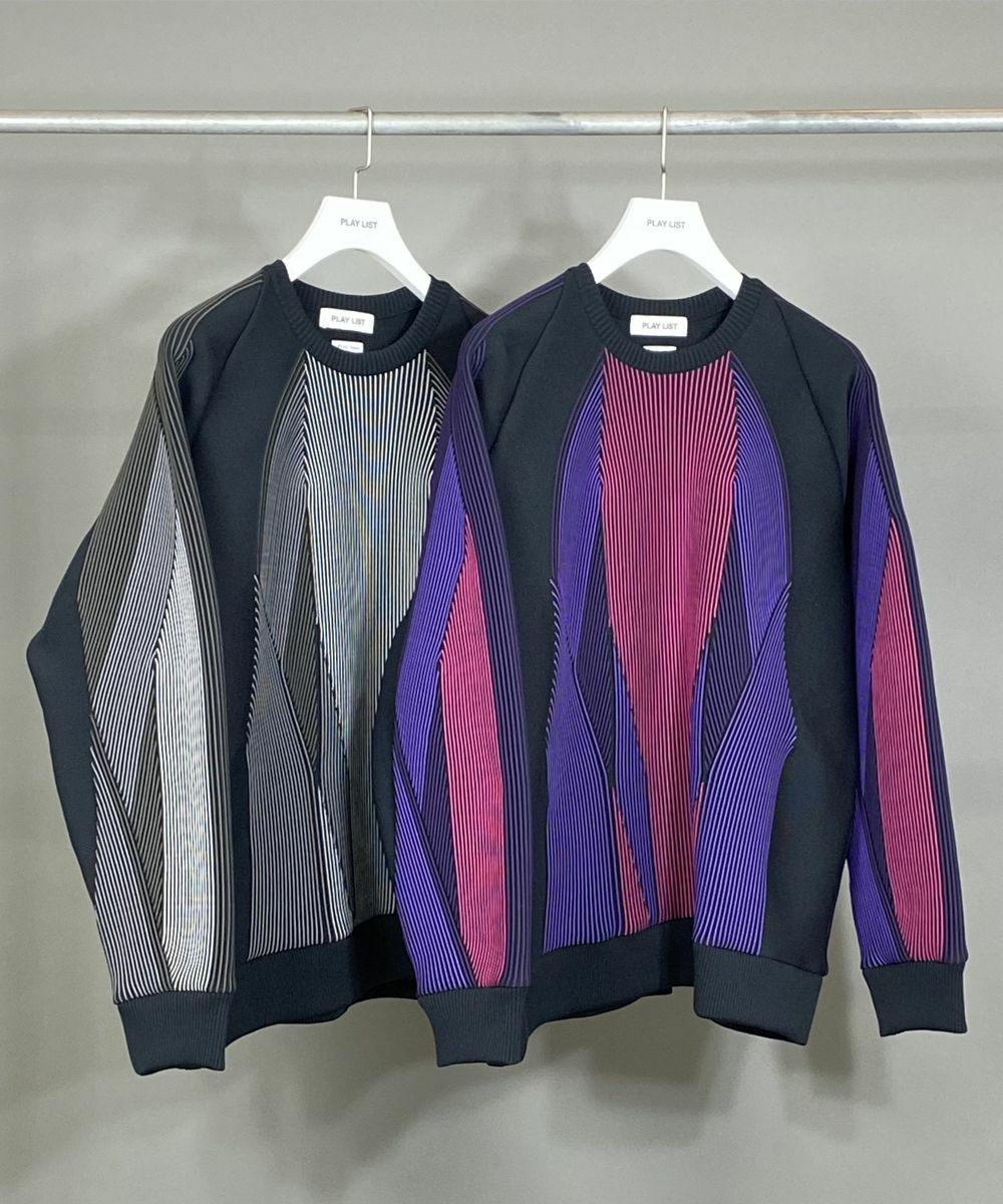 WAVELINE クルーネックセーター【PLAY】