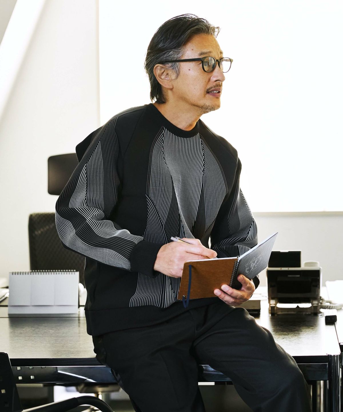 WAVELINE クルーネックセーター【PLAY】