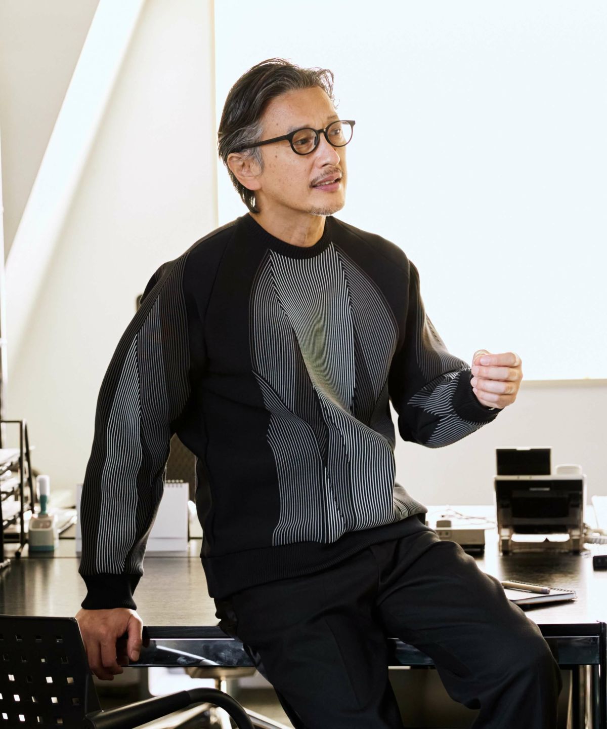 WAVELINE クルーネックセーター【PLAY】