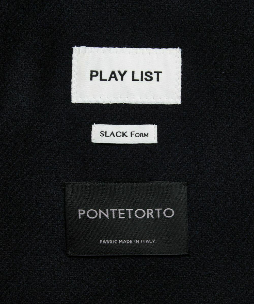 W/F PONTETORTO ベルト脱着可能 オーバーコート【SLACK】