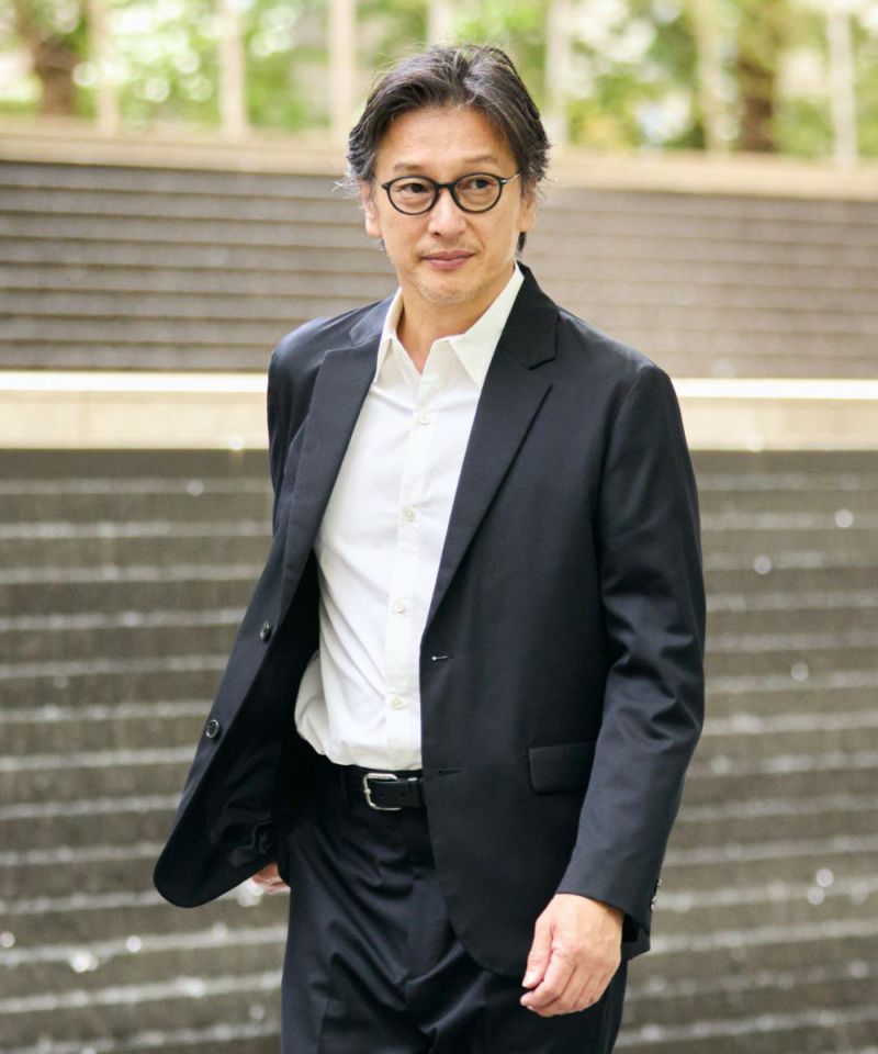 ストレッチ テーラードジャケット【FLAT】