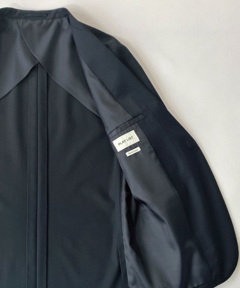 オーセンティック ノーカラー ジャケット【FLAT】