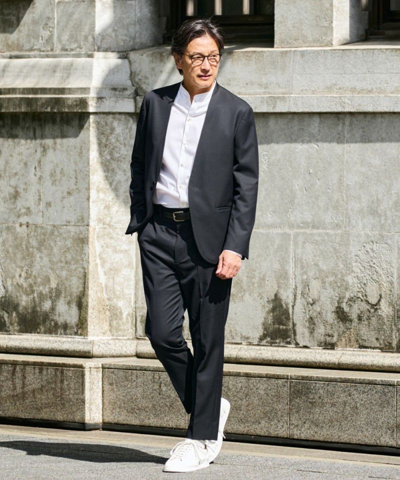 オーセンティック ノーカラー ジャケット【FLAT】