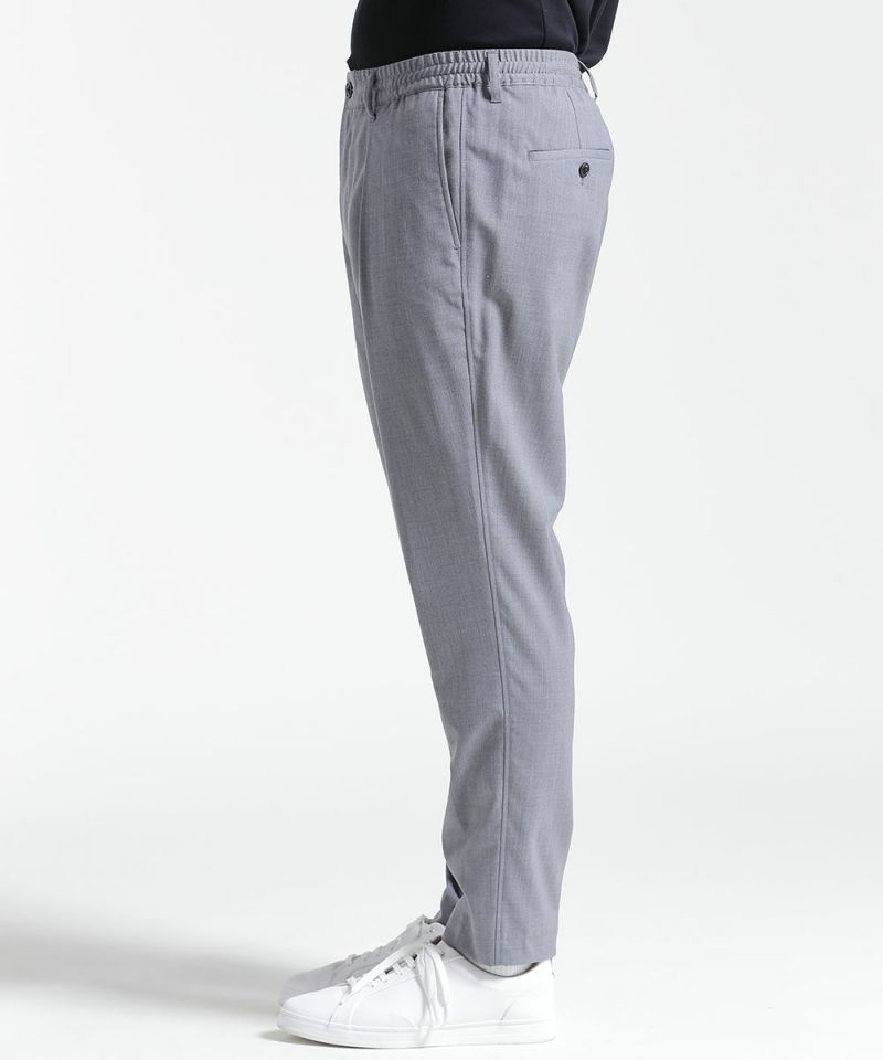 ハイブリッドウール ワンタックイージースラックス【FLAT】