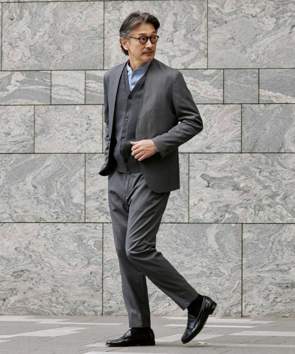 ハイブリッドコットン カーディガン【FLAT】