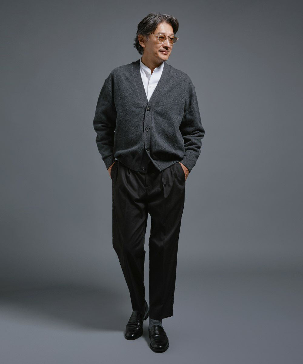 ハイブリッドコットン カーディガン【PLAY】