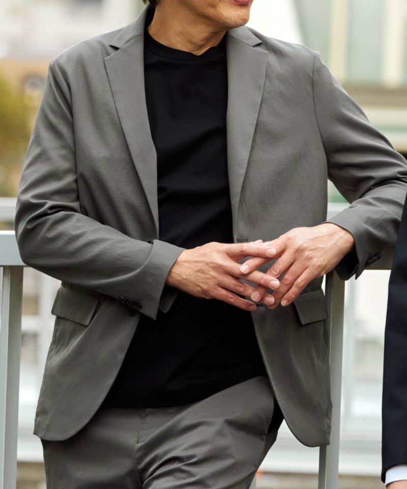 オールウェザーストレッチツイル テーラードジャケット【FLAT】