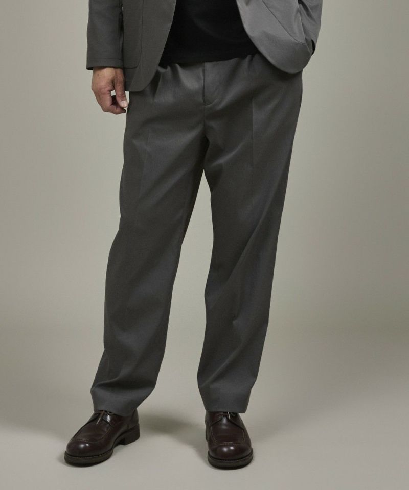 オールウェザーストレッチツイル ワイドストレートスラックス【PLAY】