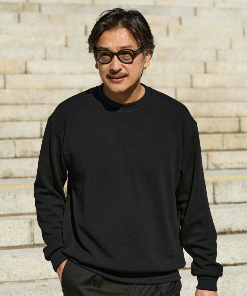 ダブルエアー クルーネックスウェット【PLAY】