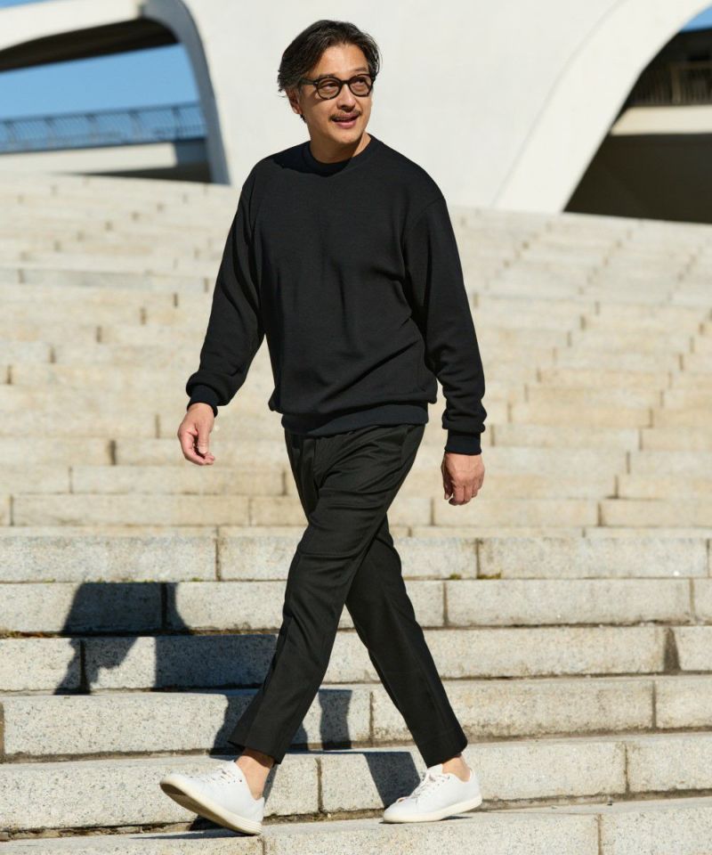 ダブルエアー クルーネックスウェット【PLAY】