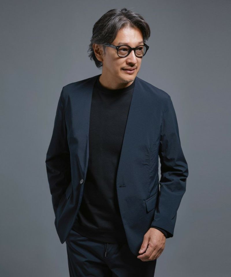 超軽量 撥水タイプライター ノーカラージャケット【FLAT】