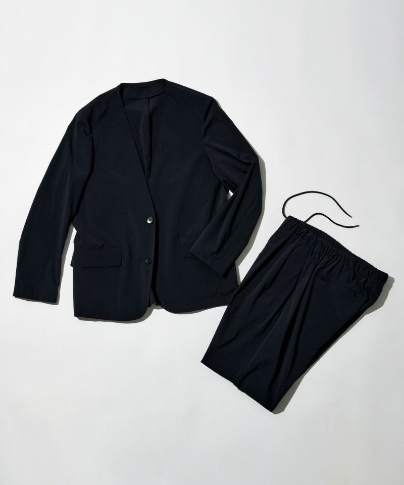 超軽量 撥水タイプライター ノーカラージャケット【FLAT】