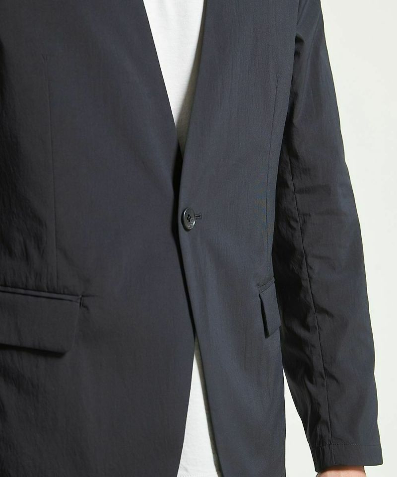 超軽量 撥水タイプライター ノーカラージャケット【FLAT】