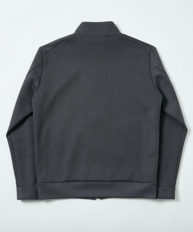 ダブルニット ドライバーズジップアップブルゾン【FLAT】