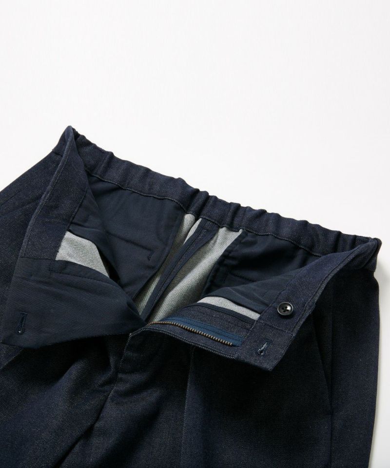 マーベラスデニム スリムテーパードスラックス【FLAT】