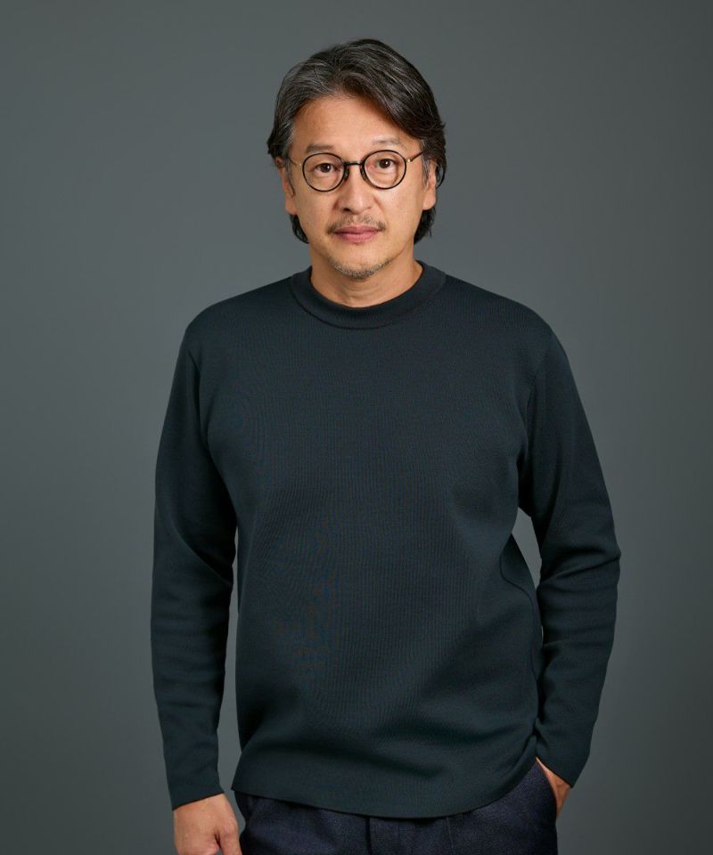 クリエイティブ・ニット クルーネックTシャツ【FLAT】