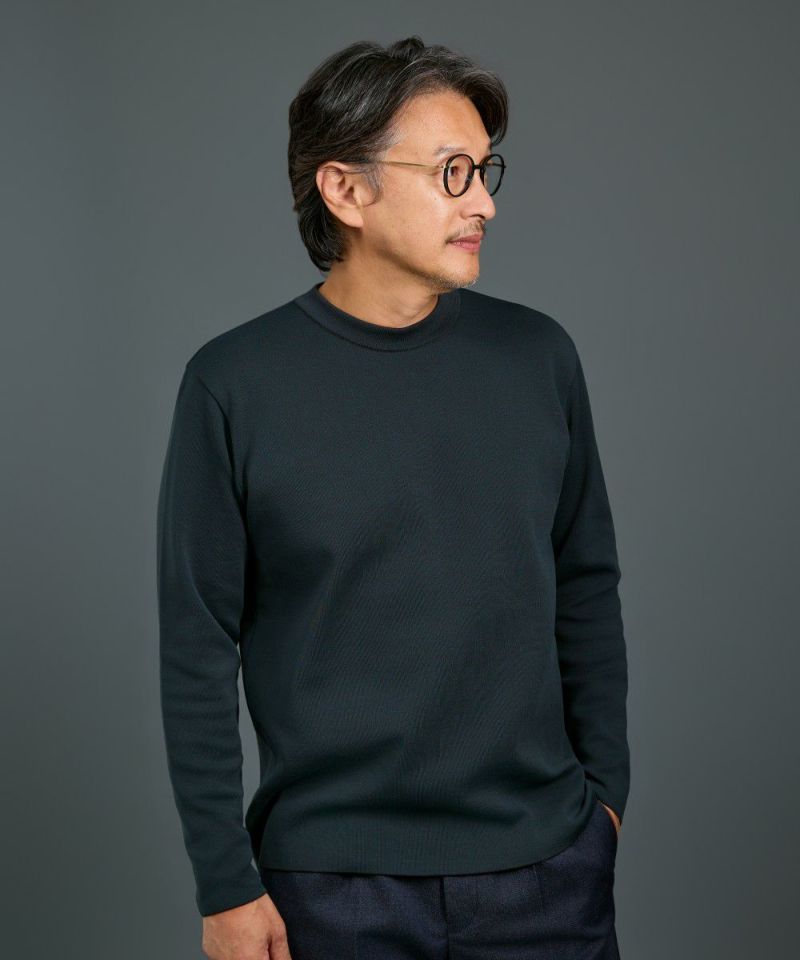 クリエイティブ・ニット クルーネックTシャツ【FLAT】