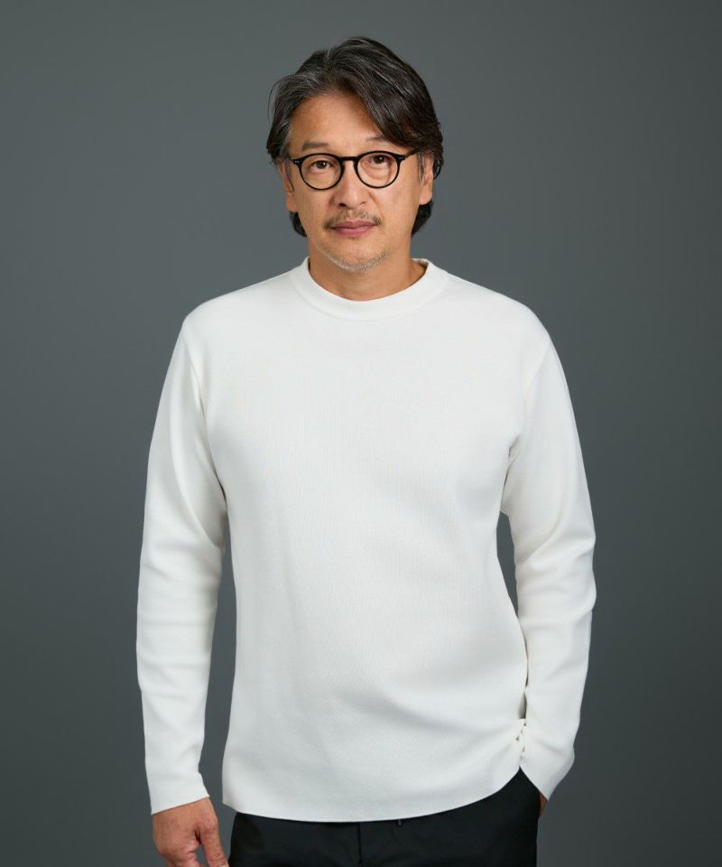 クリエイティブ・ニット クルーネックTシャツ【FLAT】