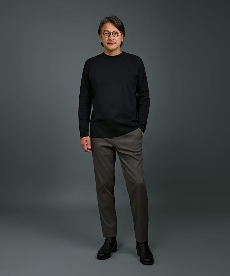 クリエイティブ・ニット クルーネックTシャツ【FLAT】