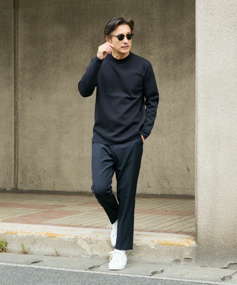 クリエイティブ・ニット クルーネックTシャツ【FLAT】