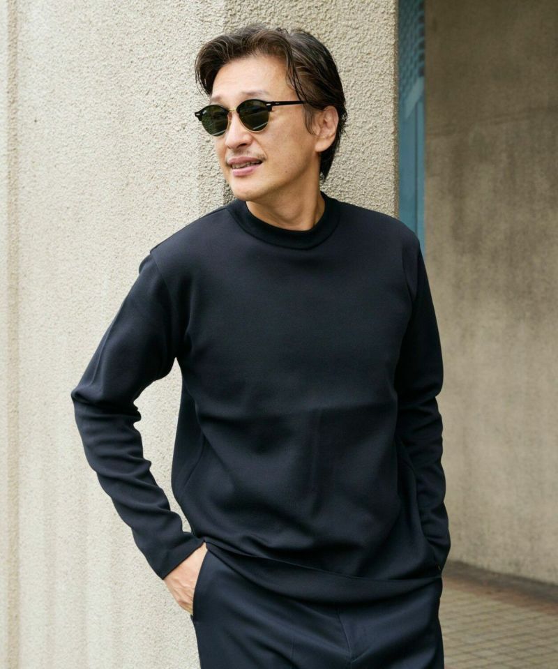 クリエイティブ・ニット クルーネックTシャツ【FLAT】