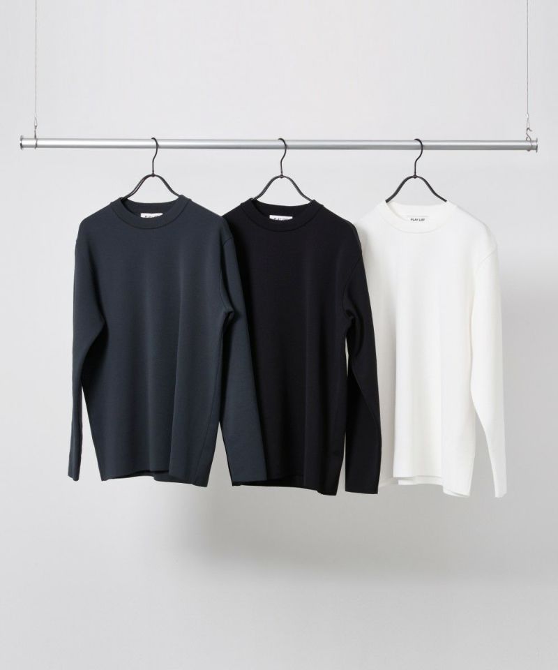 クリエイティブ・ニット クルーネックTシャツ【FLAT】