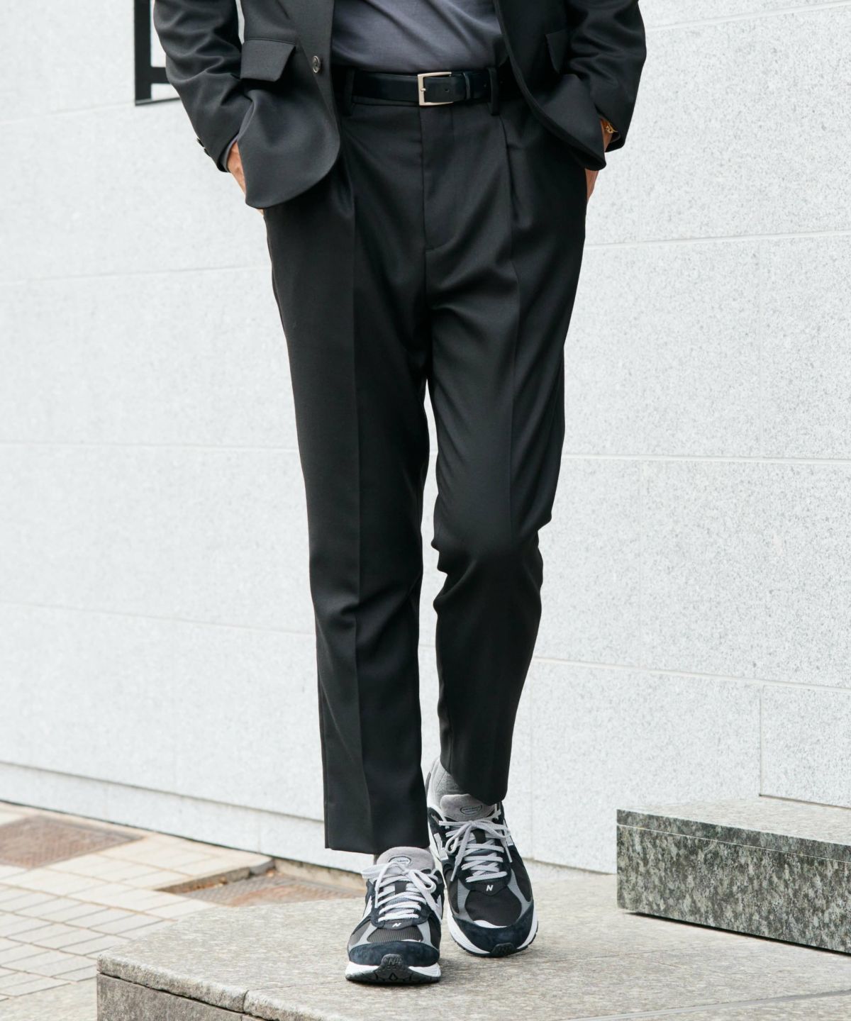 TRサージ ワンタック テーパードスラックス FOR TJ 【FLAT】