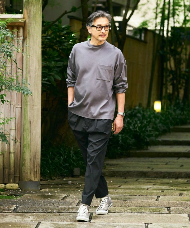 ドレスロングスリーブＴシャツ【SLACK】