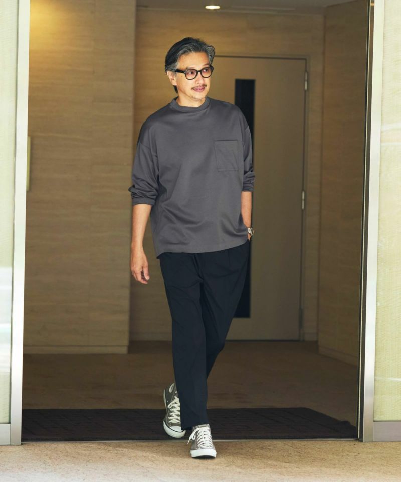 ドレスロングスリーブＴシャツ【SLACK】