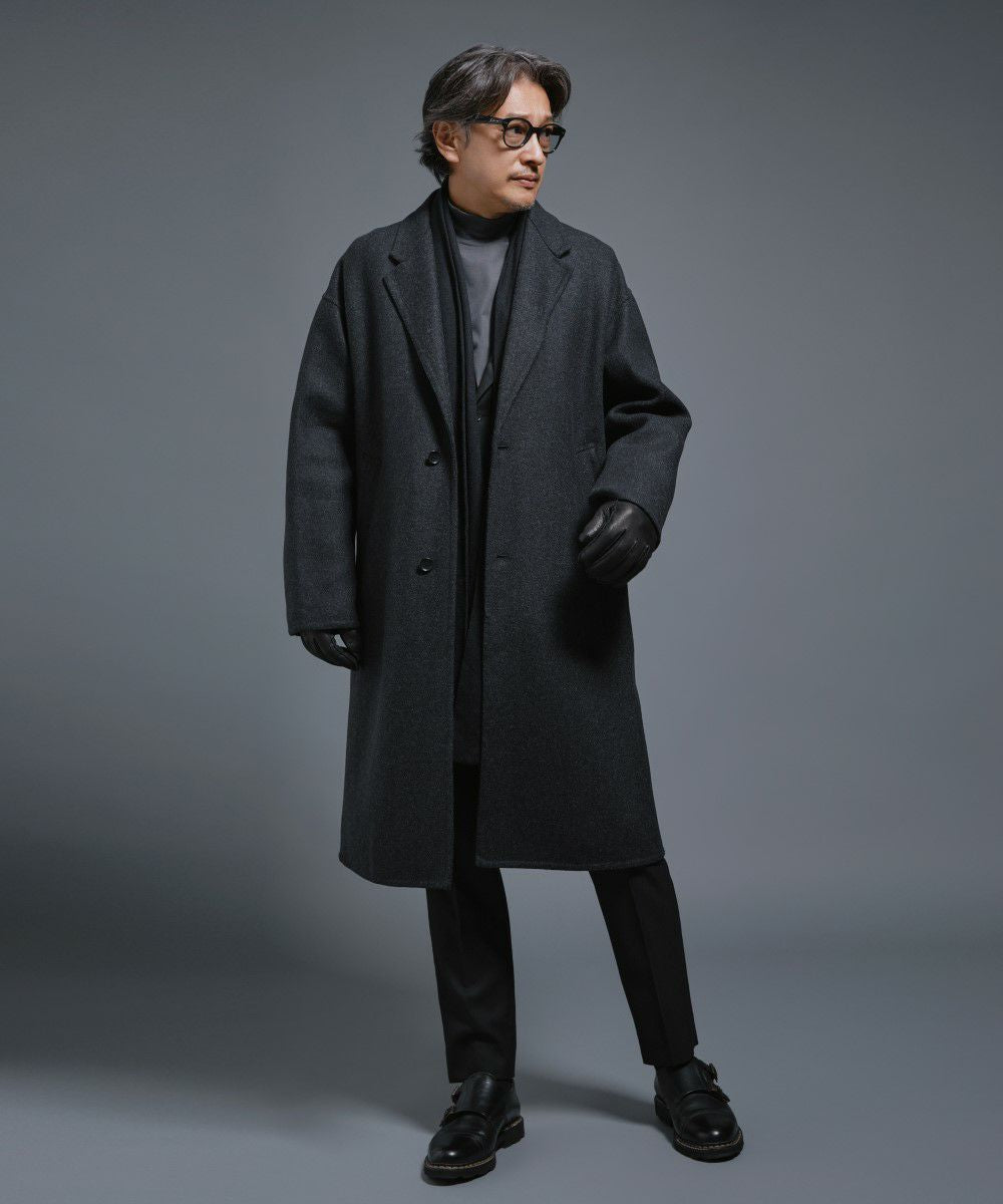 スムース天竺 ハイネック L/S Tシャツ【FLAT】