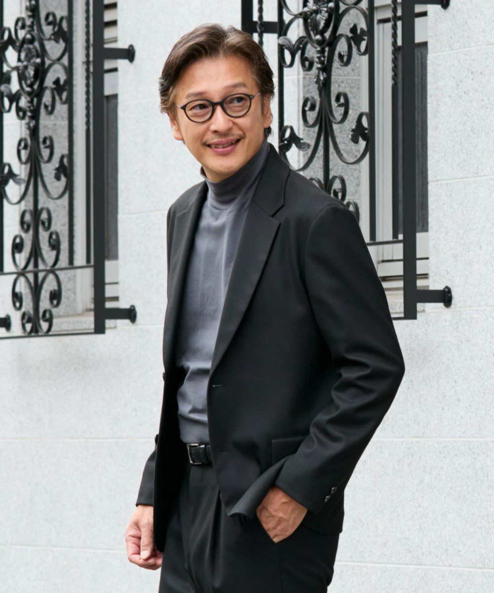 スムース天竺 ハイネック L/S Tシャツ【FLAT】