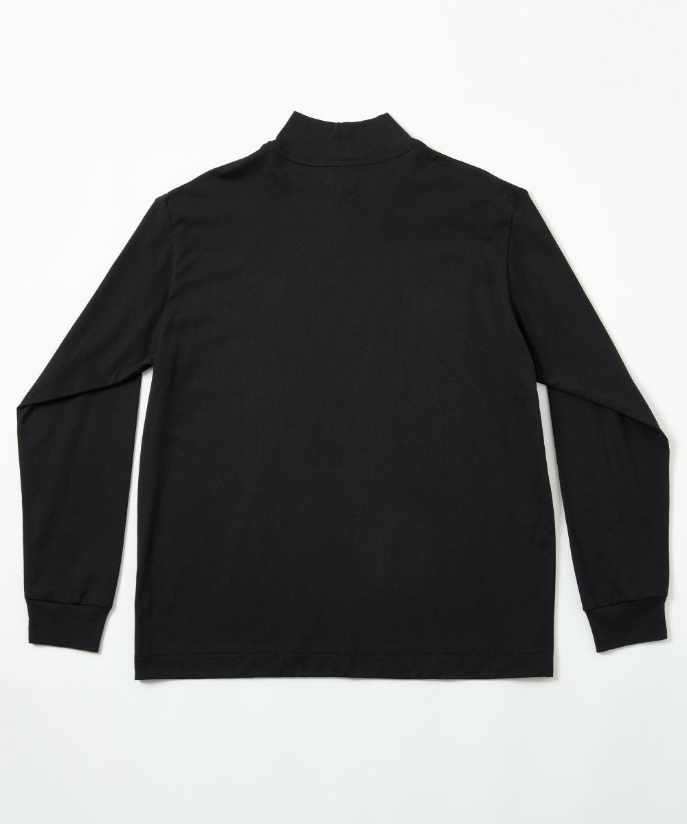 スムース天竺 ハイネック L/S Tシャツ【FLAT】