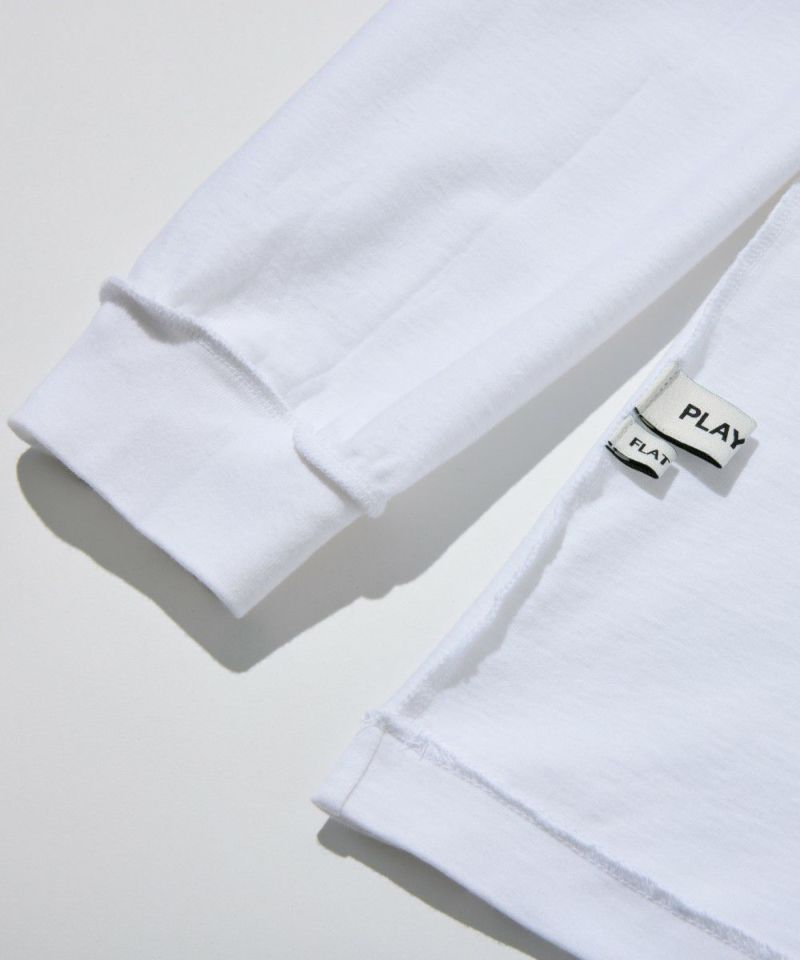 スムース天竺 ハイネック L/S Tシャツ【FLAT】