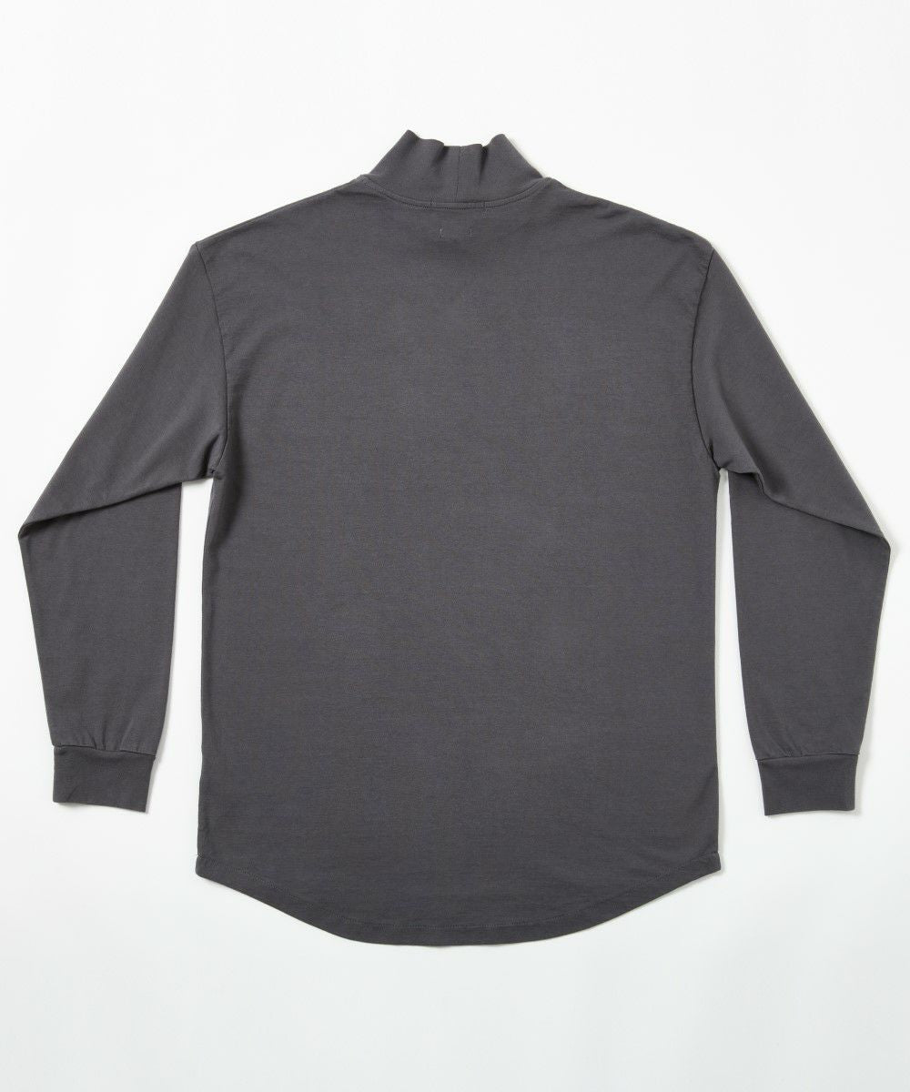 スムース天竺 ハイネック L/S Tシャツ【PLAY】