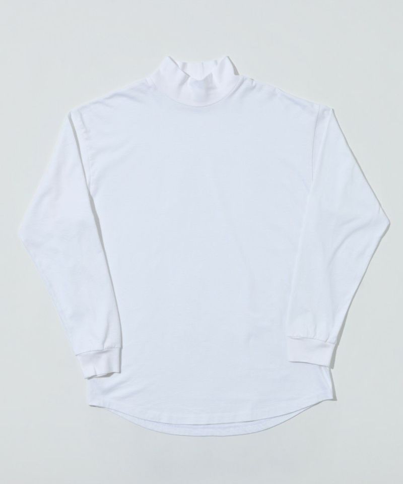 スムース天竺 ハイネック L/S Tシャツ【PLAY】